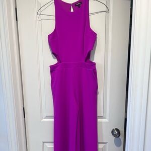Express Vibrant Pink Magenta Jumpsuit